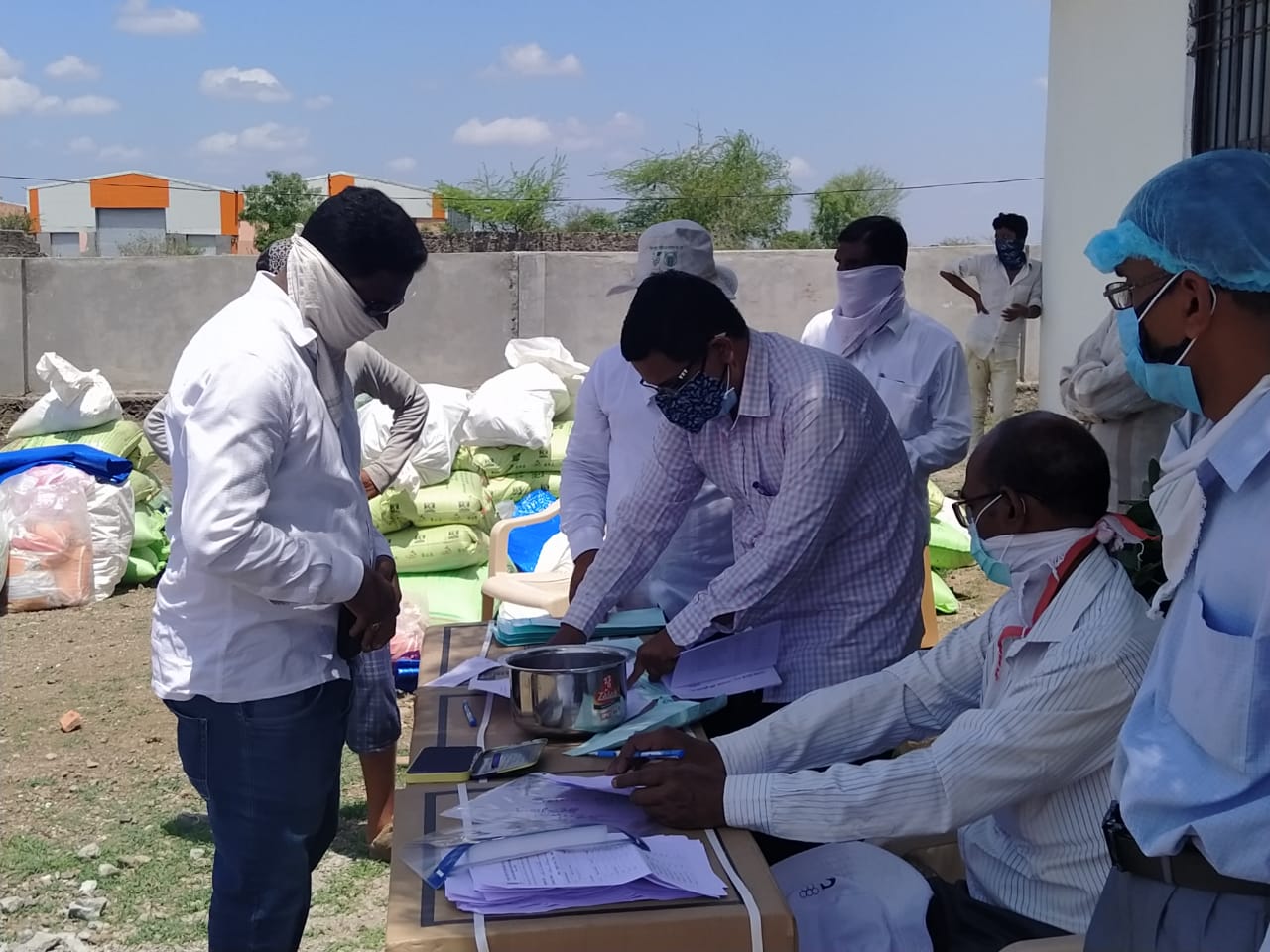 SCSP material distribution photo